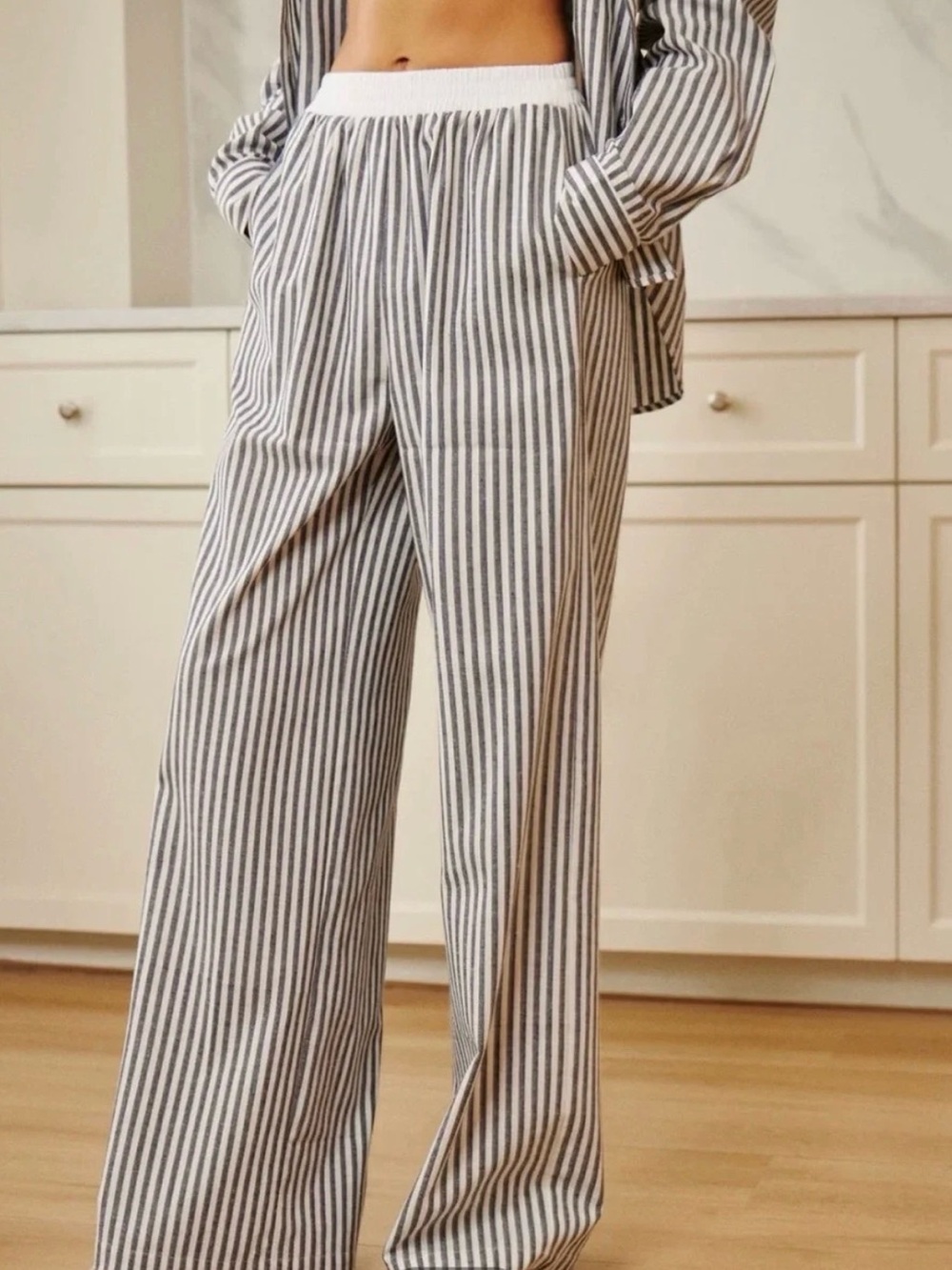 Commense 2 piece SET striped loungewear Large - Picture 4 of 11
